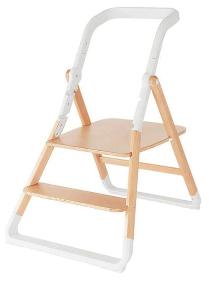Ergobaby Evolve Chair + Kitchen Tower Bundle - Natural Wood - EVLTCBRWD-EVLHCKHLTWD