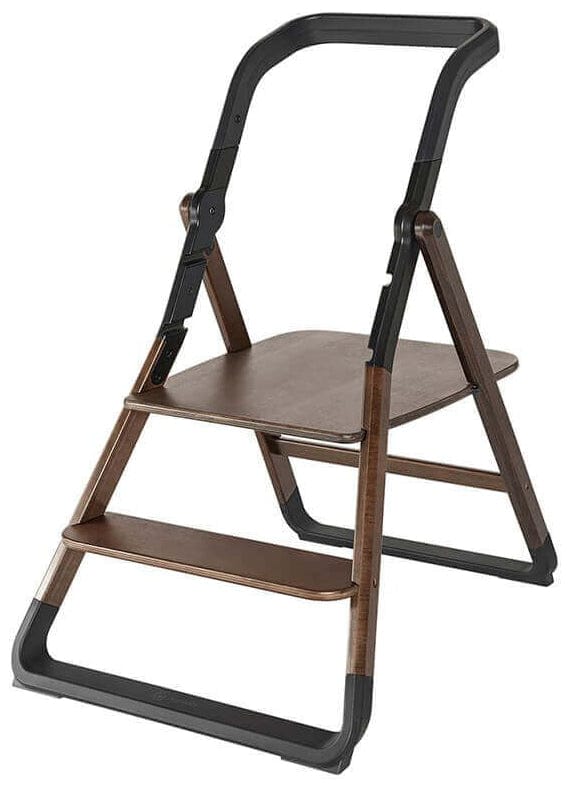 Ergobaby Evolve High Chair + Kitchen Tower Bundle - Dark Wood - EVLHCDKWD-EVLHCKHDKWD