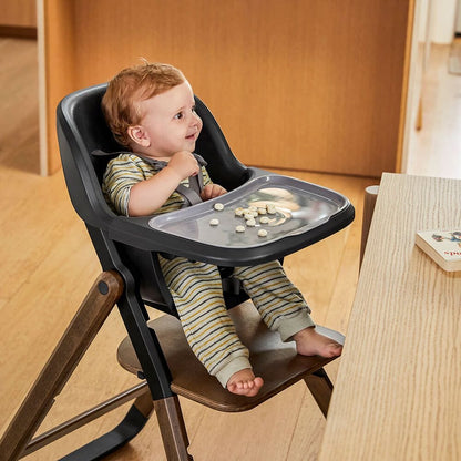 Ergobaby Evolve High Chair + Kitchen Tower Bundle - Dark Wood - EVLHCDKWD-EVLHCKHDKWD