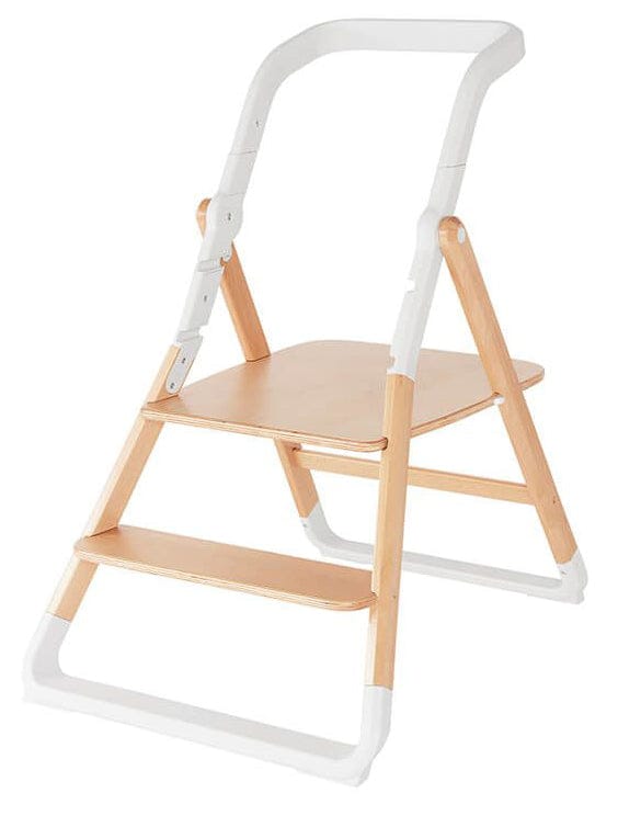 Ergobaby Evolve High Chair + Kitchen Tower Bundle - Natural Wood - EVLHCLTWD-EVLHCKHLTWD