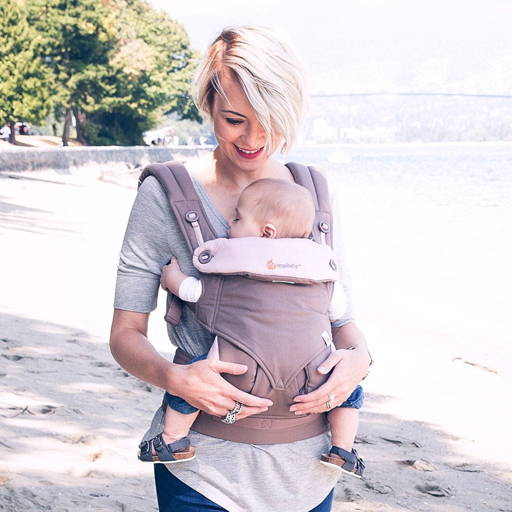 Ergobaby 360 Four Position Baby Carrier -  Taupe/Lilac