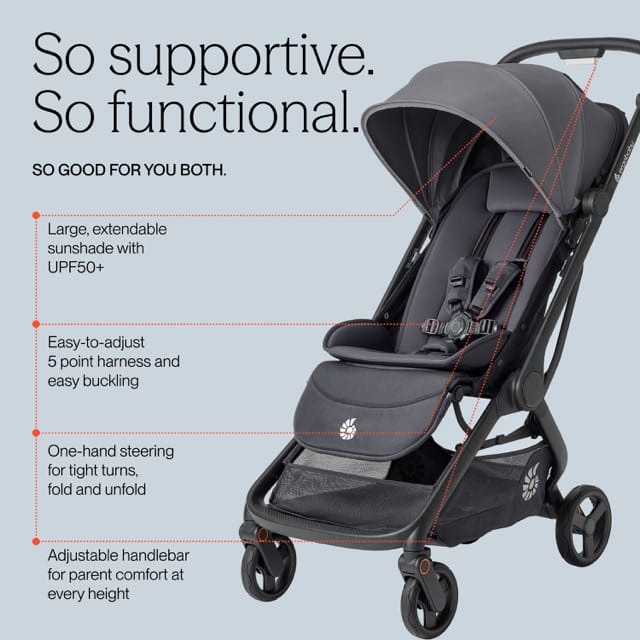 Ergobaby Metro 3 Compact City Stroller - Graphite Grey – Albee Baby