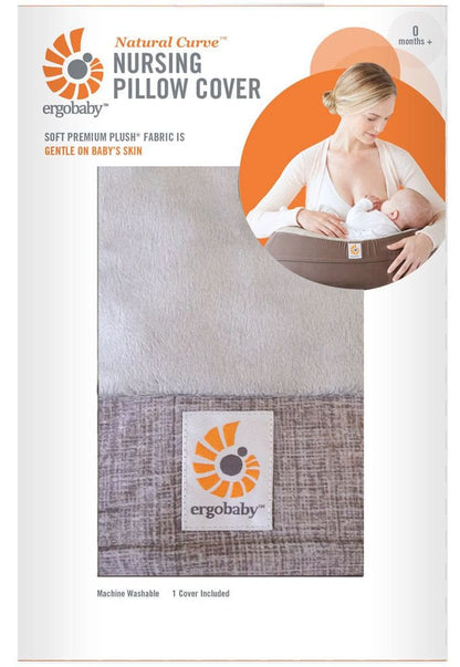Ergobaby Natural Curve Nursing Pillow Cover - Heathered Grey - NCAGRY