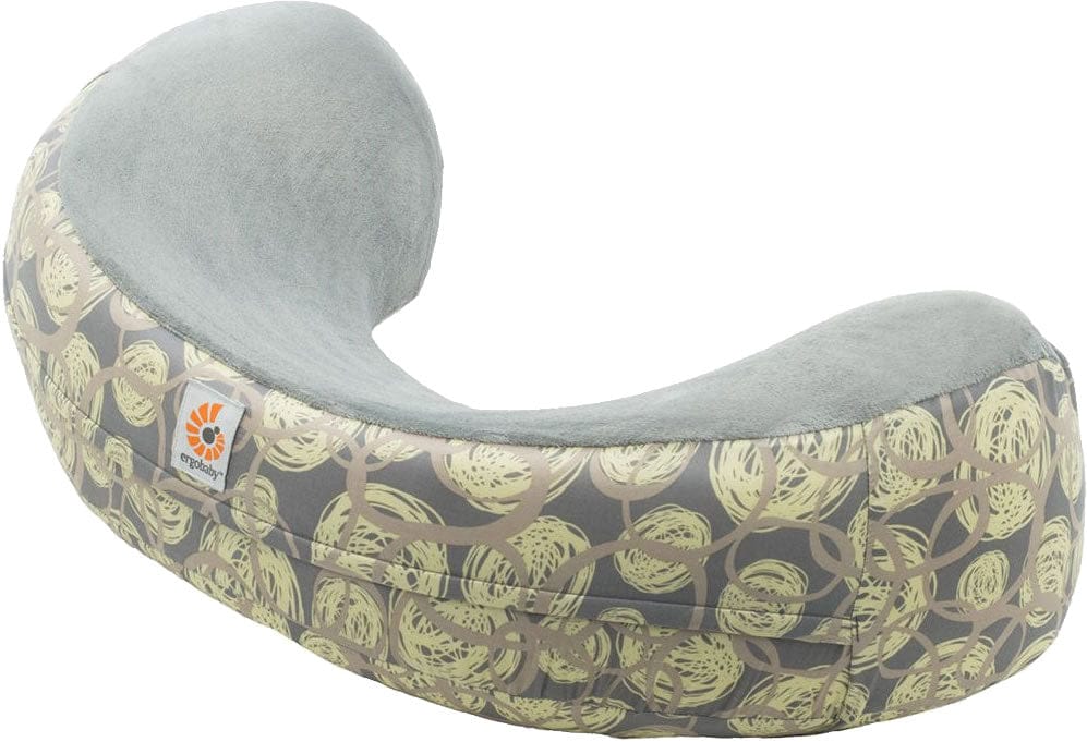Ergobaby Natural Curve Nursing Pillow Cover - Yellow Swirl - NCAYESW
