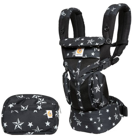Ergobaby Omni 360 Cool Air Mesh Baby Carrier - Black Stars - BCS360PBKSTR