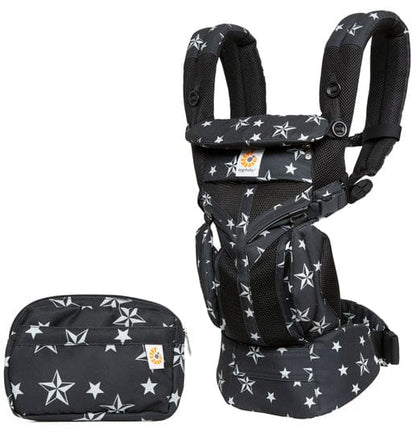 Ergobaby Omni 360 Cool Air Mesh Baby Carrier - Black Stars - BCS360PBKSTR