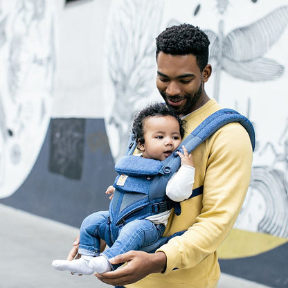 Ergobaby Omni 360 Cool Air Mesh Baby Carrier - Blue Blooms