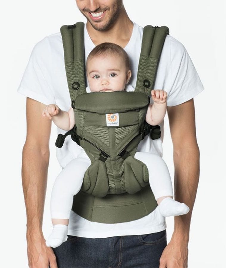 Ergobaby Omni 360 Cool Air Mesh Baby Carrier - Khaki Green