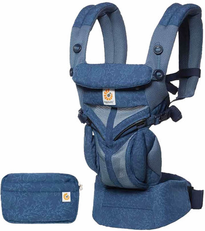 Ergobaby Omni 360 Cool Air Mesh Baby Carrier - Blue Blooms