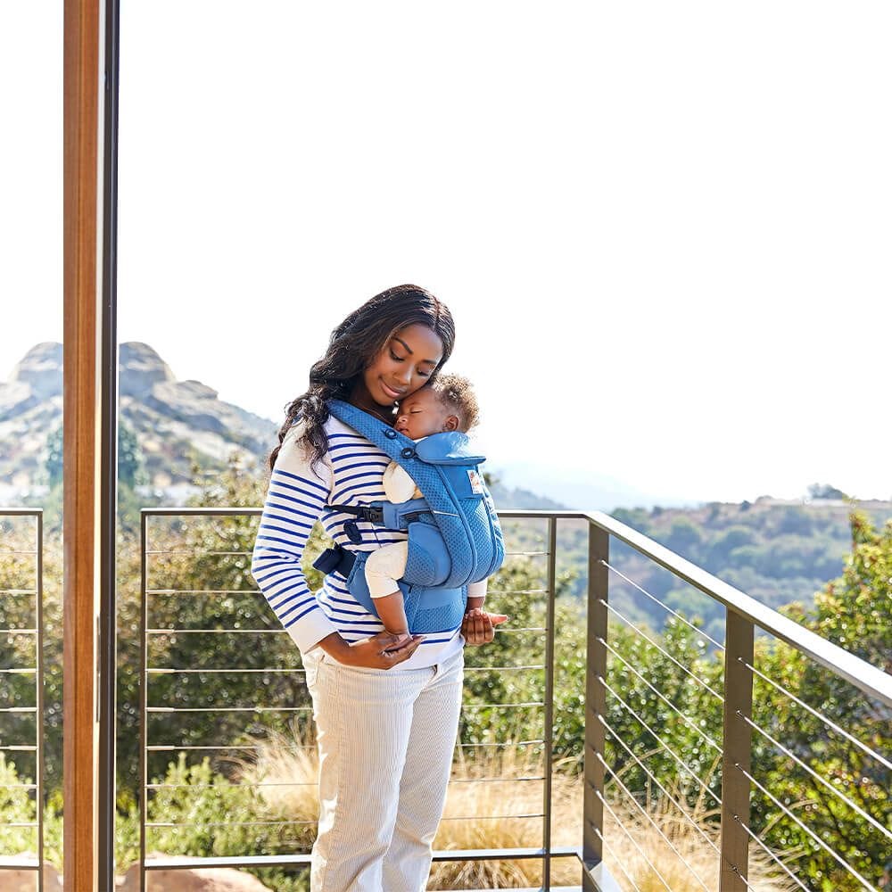 Ergobaby Omni Breeze Baby Carrier - Sapphire Blue - BCZ360PSAPBLU