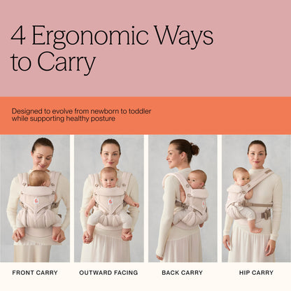 Ergobaby Omni Classic Cool Air Mesh Baby Carrier - Onyx Black - BCS360PONYX