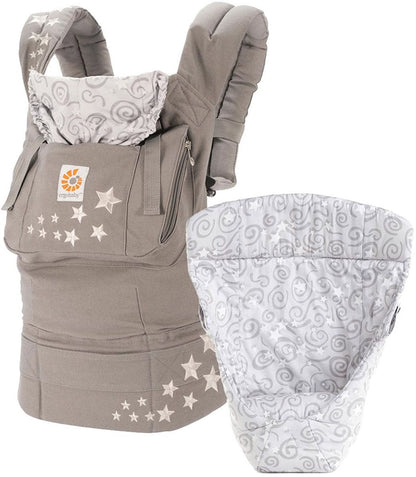 Ergobaby Original Bundle of Joy Baby Carrier with Easy Snug Insert - Galaxy Grey
