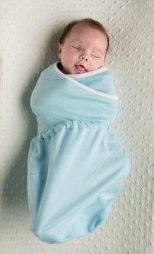 Ergobaby Sleep Tight Swaddler - Blue + Natural - M/L - SWD1BLNATMNL