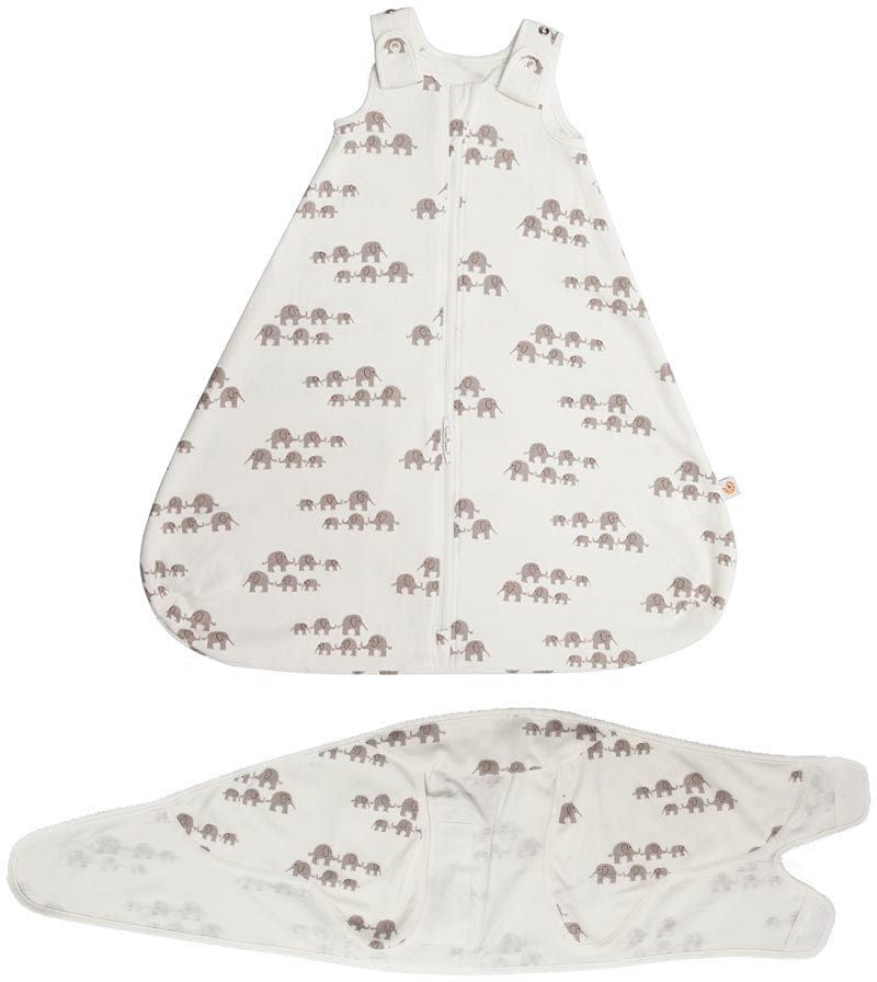 Ergobaby Sleeping Bag + Swaddle Set - Elephant