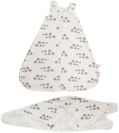 Ergobaby Sleeping Bag + Swaddle Set - Elephant