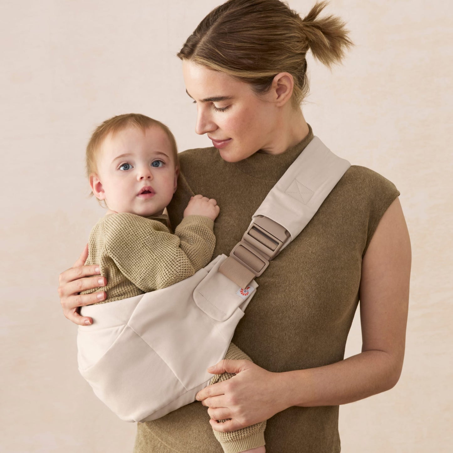 Ergobaby Upsie Toddler Sling Carrier - Natural Beige - BCUPSLINATBGE