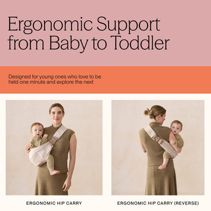 Ergobaby Upsie Toddler Sling Carrier - Onyx Black - BCUPSLIONYX