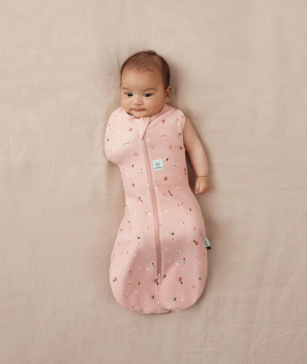 ergoPouch Cocoon Swaddle Sack 1.0 TOG - Daisies, 0-3 Months - EPCO-1-0T00-03MDA23