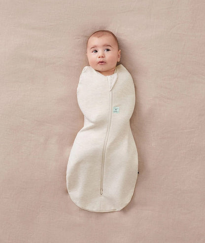 ergoPouch Cocoon Swaddle Sack 1.0 TOG - Oatmeal Marle, 6-12 Months - EPCO-1-0T06-12MOM23