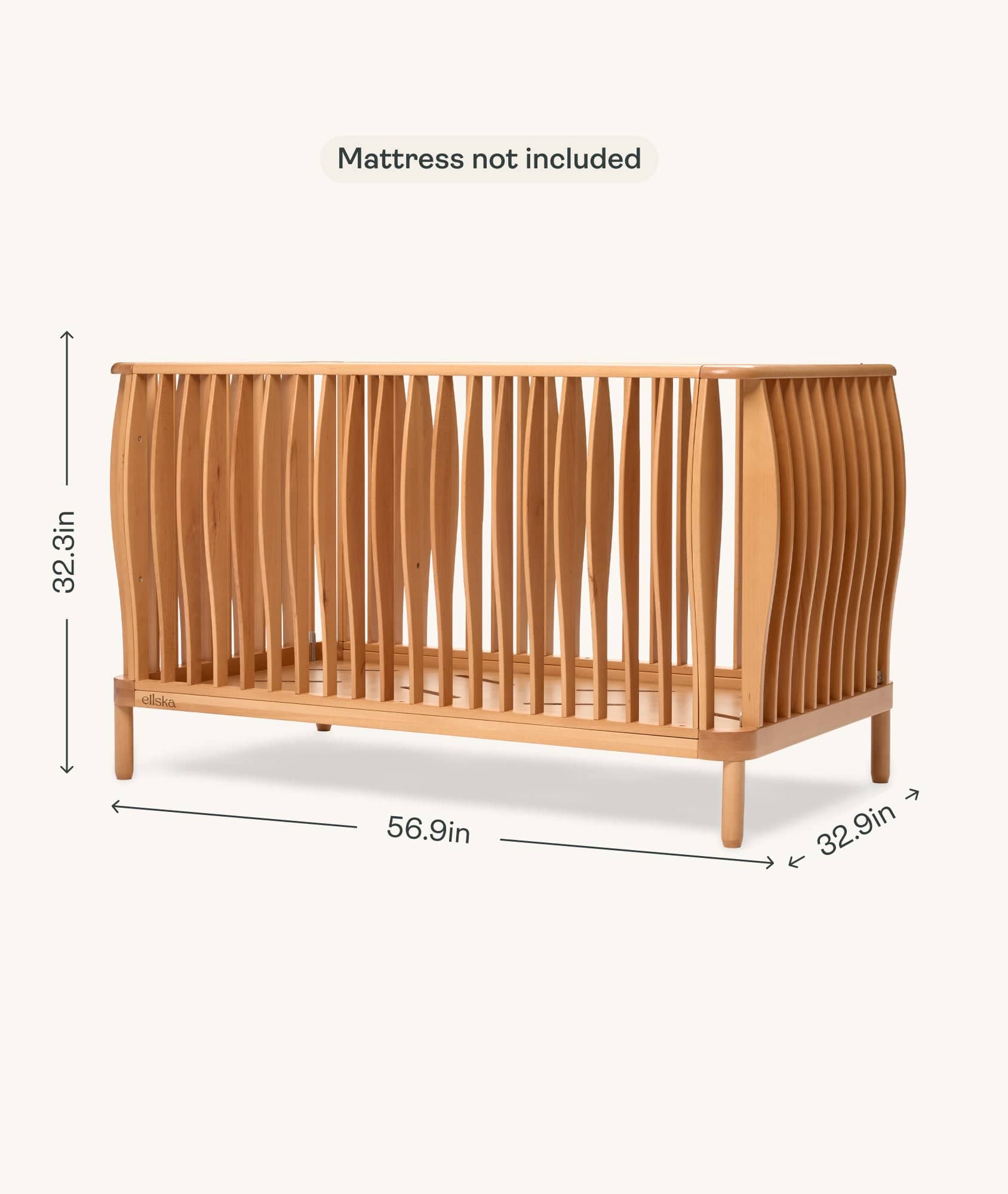 ergoPouch ellska Skye Crib - KICOT-SKYE-COT-NA25