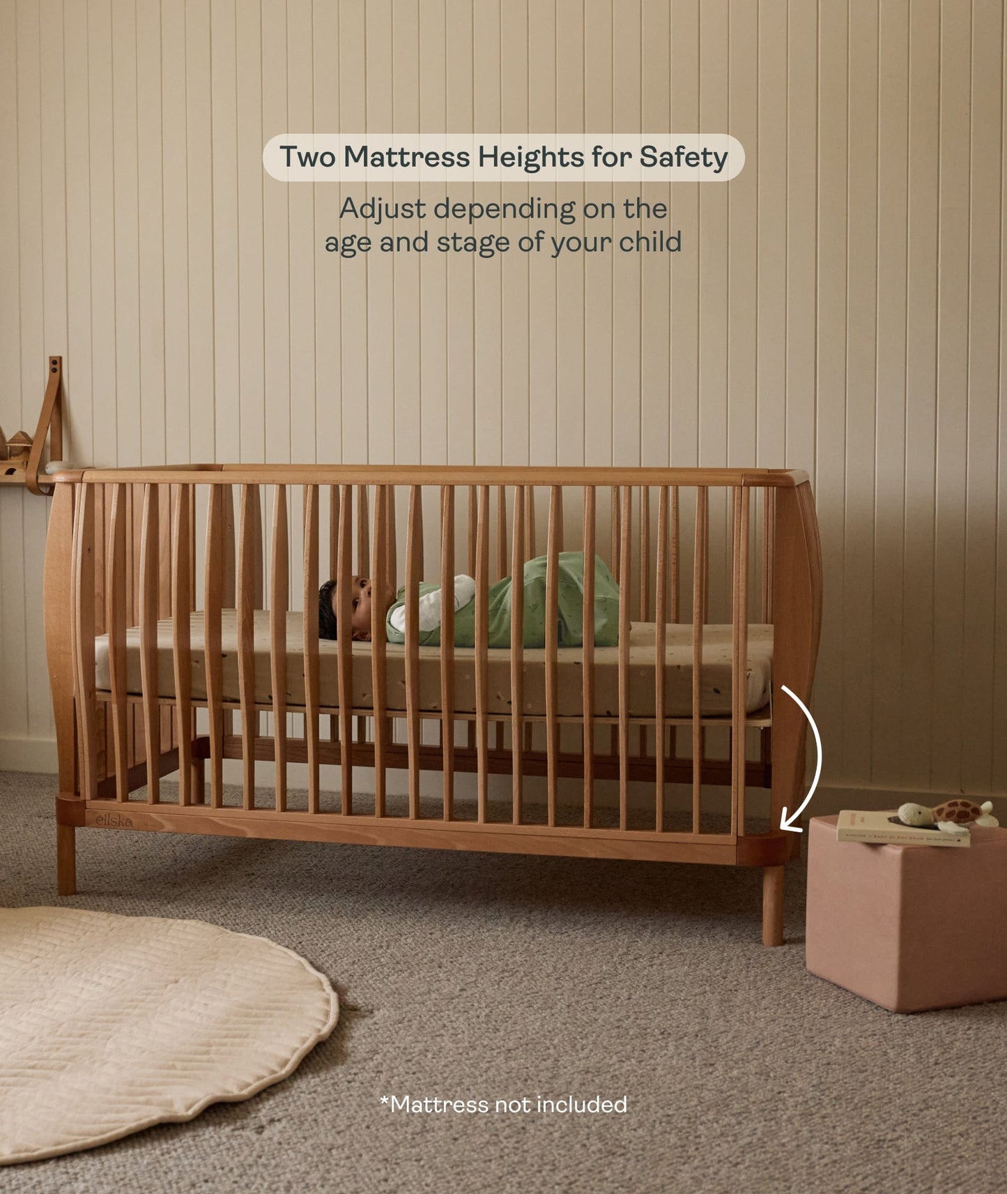 ergoPouch ellska Skye Crib - KICOT-SKYE-COT-NA25