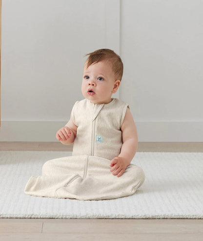 ergoPouch Jersey Sleep Sack 1.0 TOG - Oatmeal Marle, 3-12 Months - EPJB-1-0T03-12MOM23