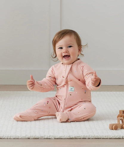ergoPouch Layers Long Sleeve Romper 1.0 TOG - Daisies, 3-6 Months - EPLL-1-0T03-06MDA23