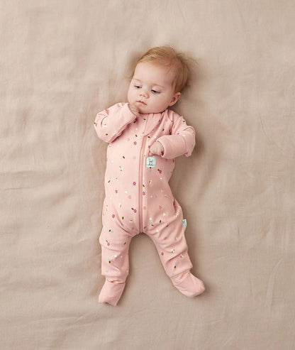 ergoPouch Layers Long Sleeve Romper 1.0 TOG - Daisies, 3-6 Months - EPLL-1-0T03-06MDA23