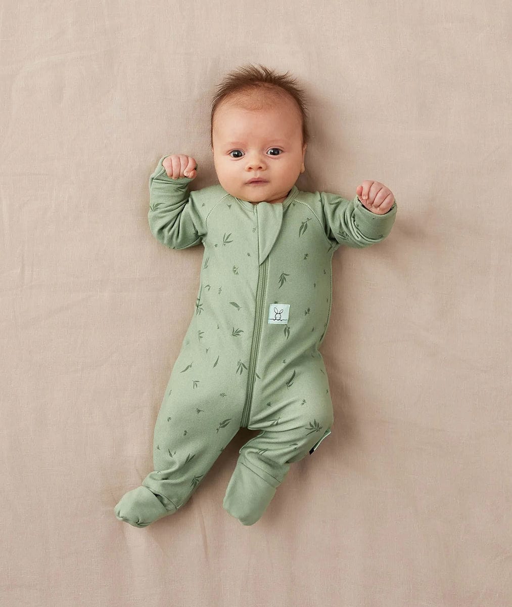 ergoPouch Layers Long Sleeve Romper 1.0 TOG - Willow, 0-3 Months - EPLL-1-0T00-03MWI23