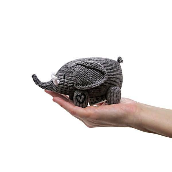 Estella Baby Rattle Toy - Elephant Rattle (Handmade)