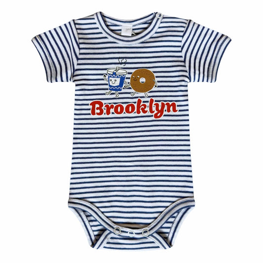 Estella Brooklyn Bagels & Coffee Baby Onesie - 0-3M