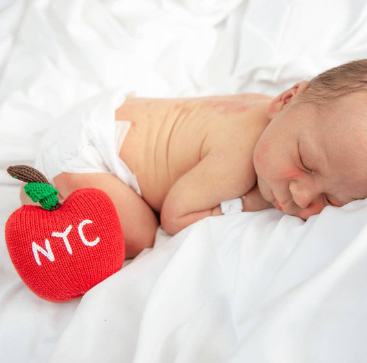Estella Organic Baby Toy - Big Apple Rattle