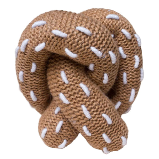 Estella Organic Baby Toy - Pretzel Rattle (Handmade)