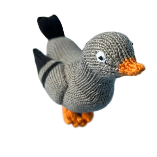 Estella Pigeon Baby Rattle-Handmade