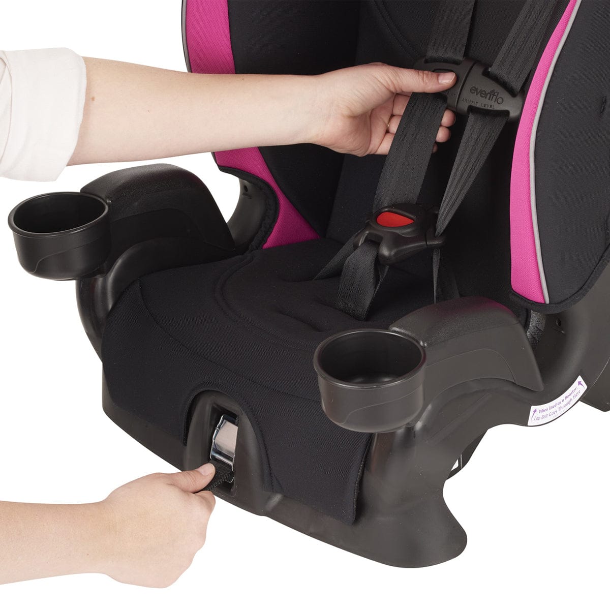Evenflo Chase LX Harness Booster Car Seat - Jayden Pink - 30622094