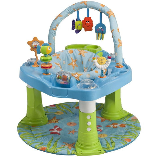 Evenflo Double Fun Developmental Activity Center - Ocean - 6271983
