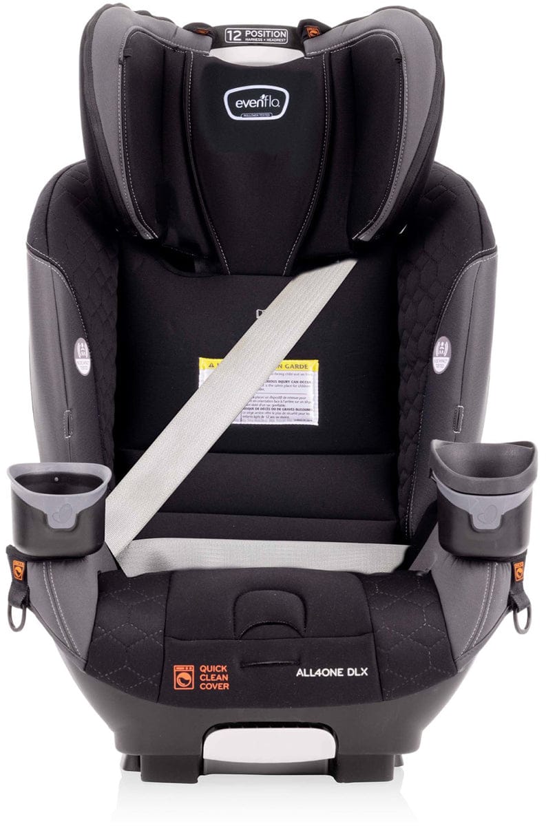 Evenflo EveryFit / All4One 3-in-1 Convertible Car Seat w/Quick Clean Cover - Kingsley Black - CS300212441