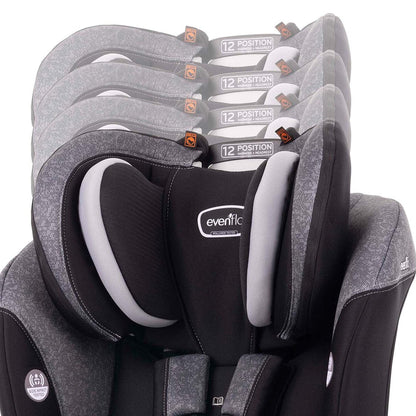 Evenflo EveryFit / All4One 3-in-1 Convertible Car Seat w/Quick Clean Cover - Latitude Gray - CS300212234
