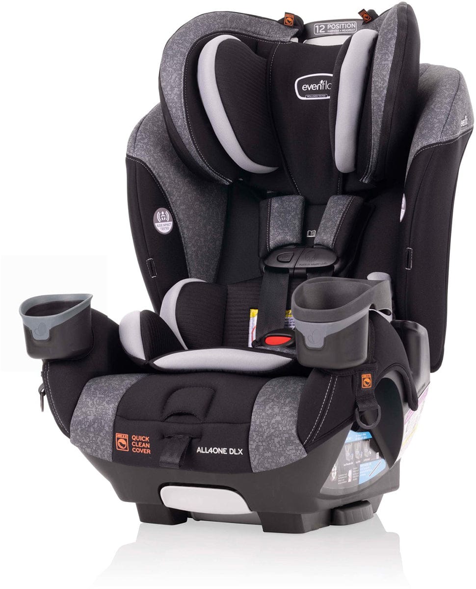 Evenflo EveryFit / All4One 3-in-1 Convertible Car Seat w/Quick Clean Cover - Latitude Gray - CS300212234
