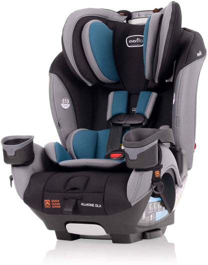 Evenflo EveryFit / All4One 3-in-1 Convertible Car Seat w/Quick Clean Cover - Reefs Green - CS300212240