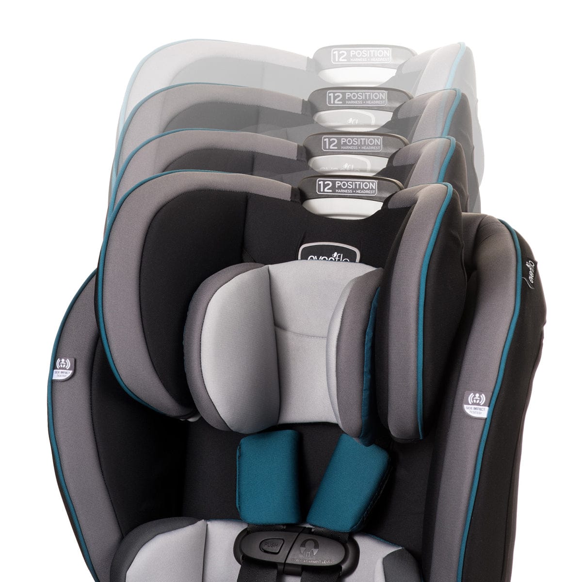 Evenflo EveryKid 3-in-1 Convertible Car Seat - Ontario Gray - CS300212339