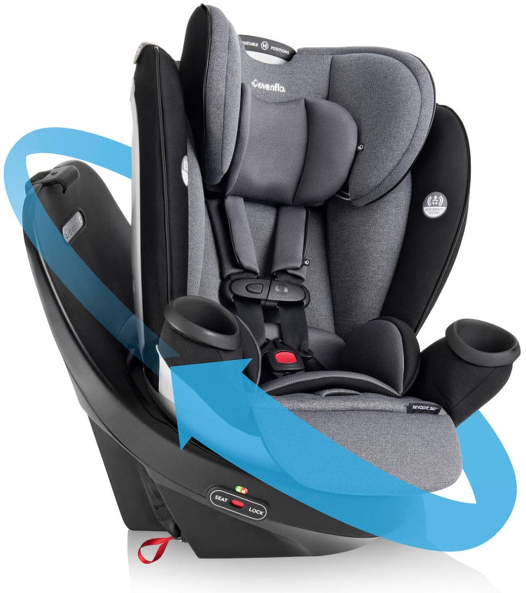 Evenflo GOLD Revolve360 Rotating All-In-One Car Seat - Moonstone Gray