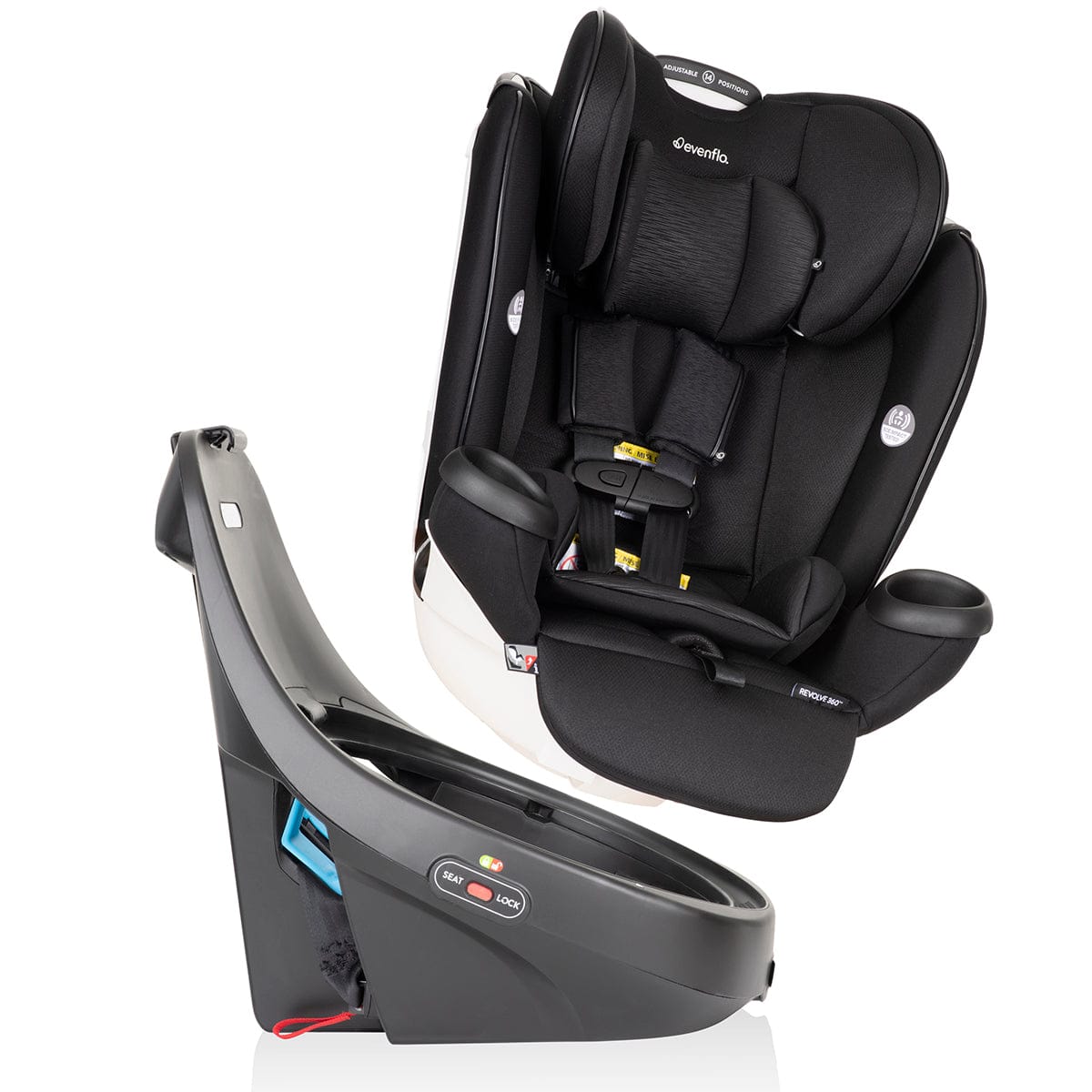 Evenflo GOLD Revolve360 Rotating All-In-One Car Seat - Onyx Black - 35312310