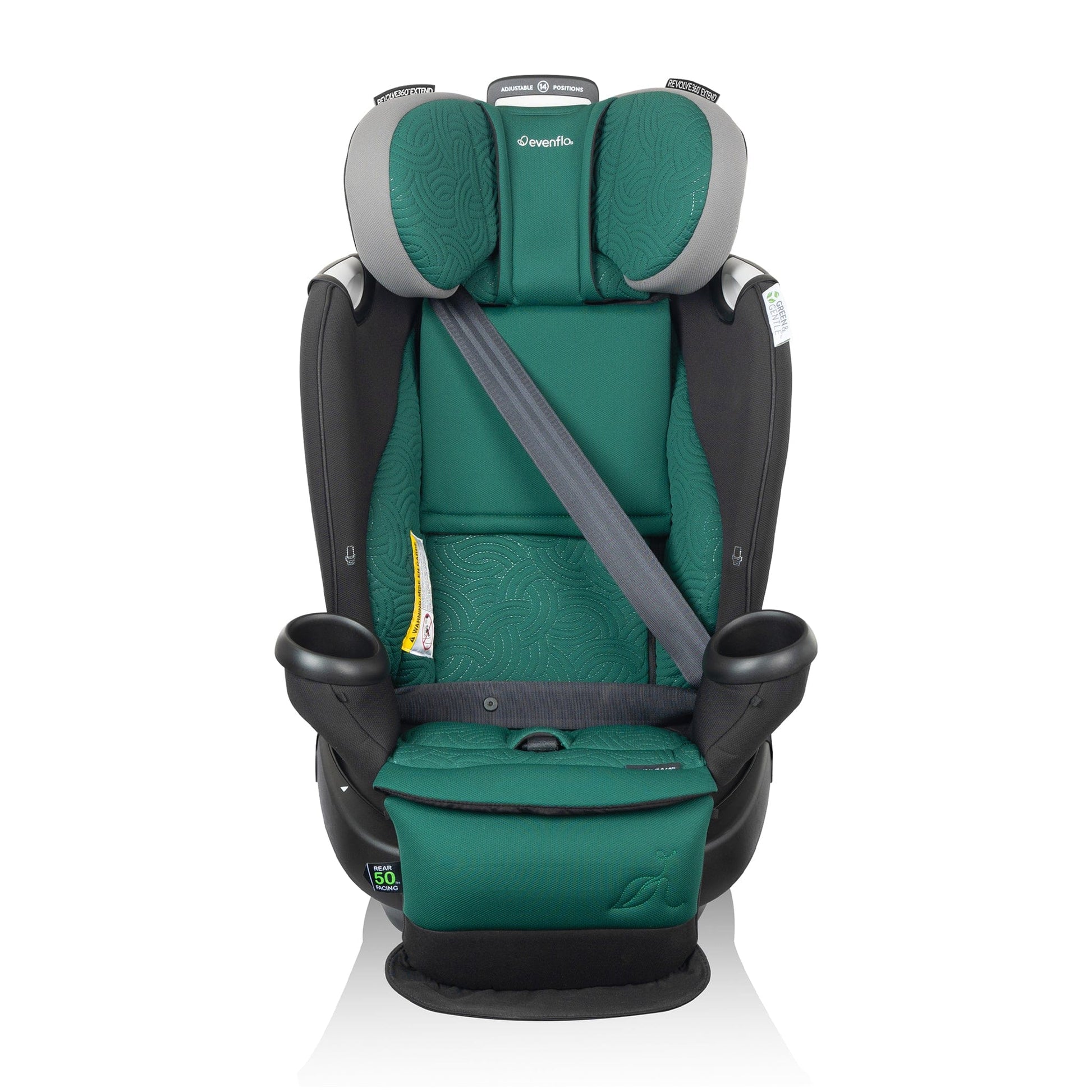 Evenflo GOLD Revolve360 Extend All-in-One Rotational Convertible Car Seat with SensorSafe