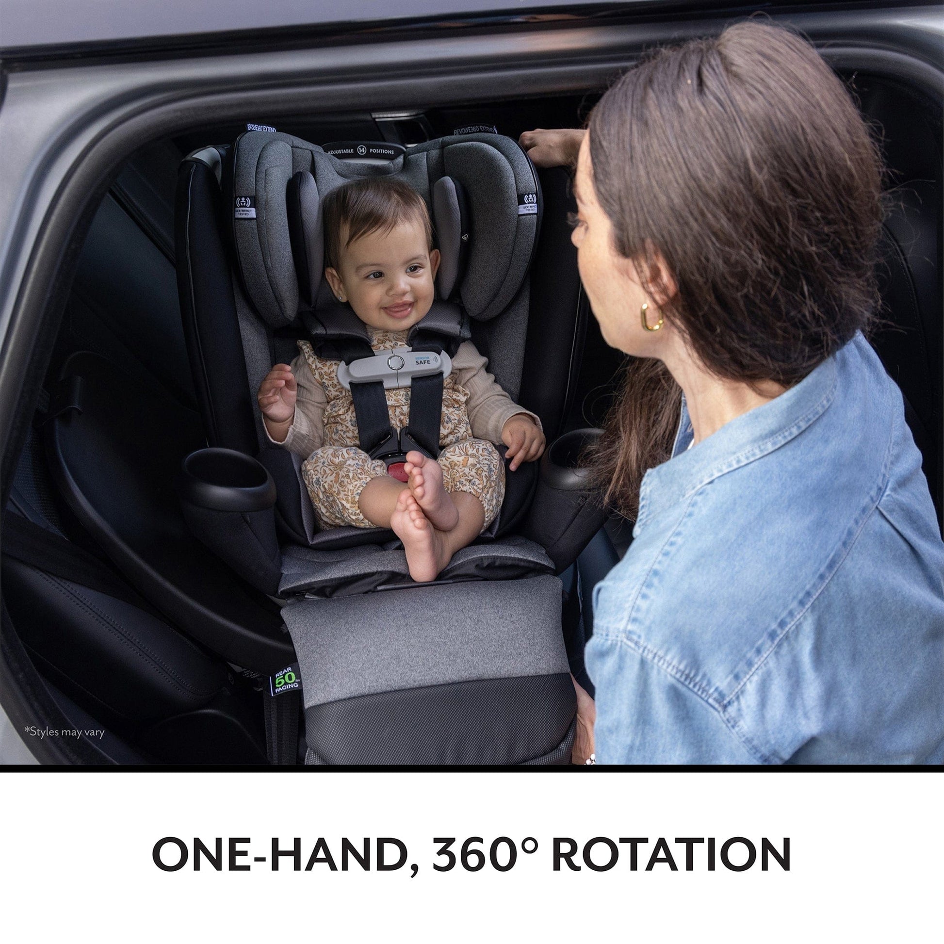 Evenflo GOLD Revolve360 Extend All-in-One Rotational Convertible Car S – Albee Baby
