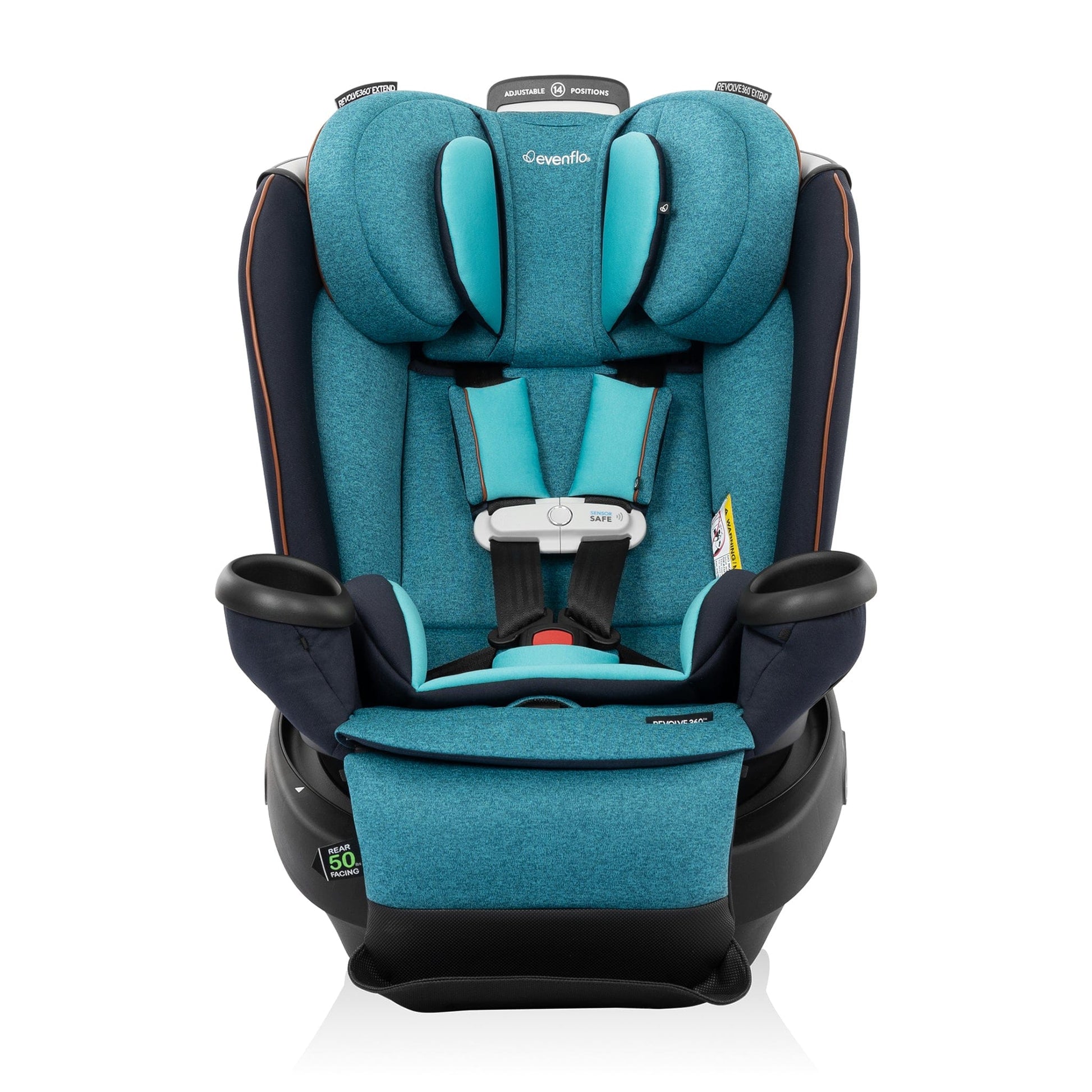 Evenflo GOLD Revolve360 Extend All-in-One Rotational Convertible Car Seat with SensorSafe