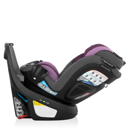 Evenflo GOLD Revolve360 Slim 2-in-1 Rotational Convertible Car Seat with SensorSafe - Amethyst - CS260112451