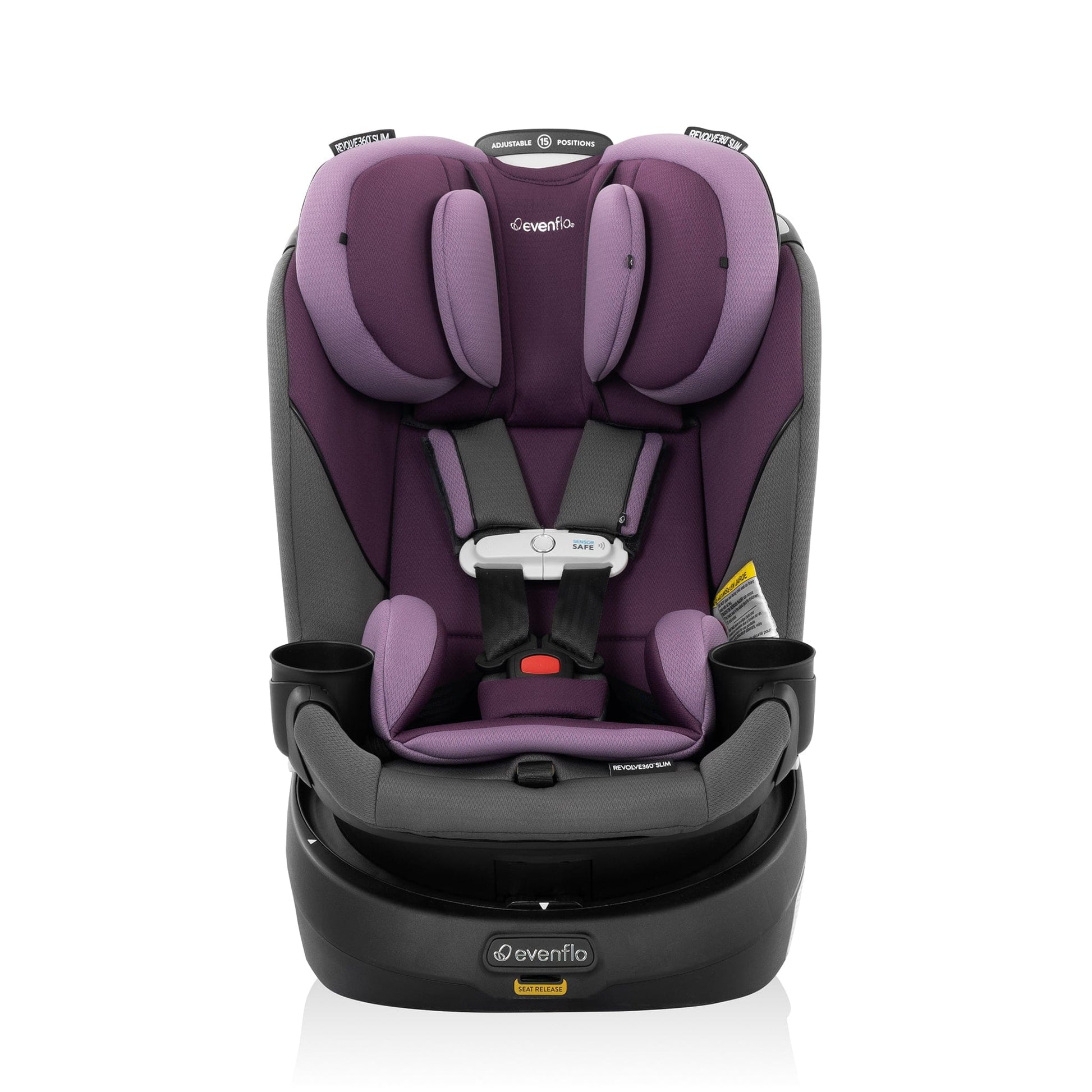 Evenflo GOLD Revolve360 Slim 2-in-1 Rotational Convertible Car Seat with SensorSafe