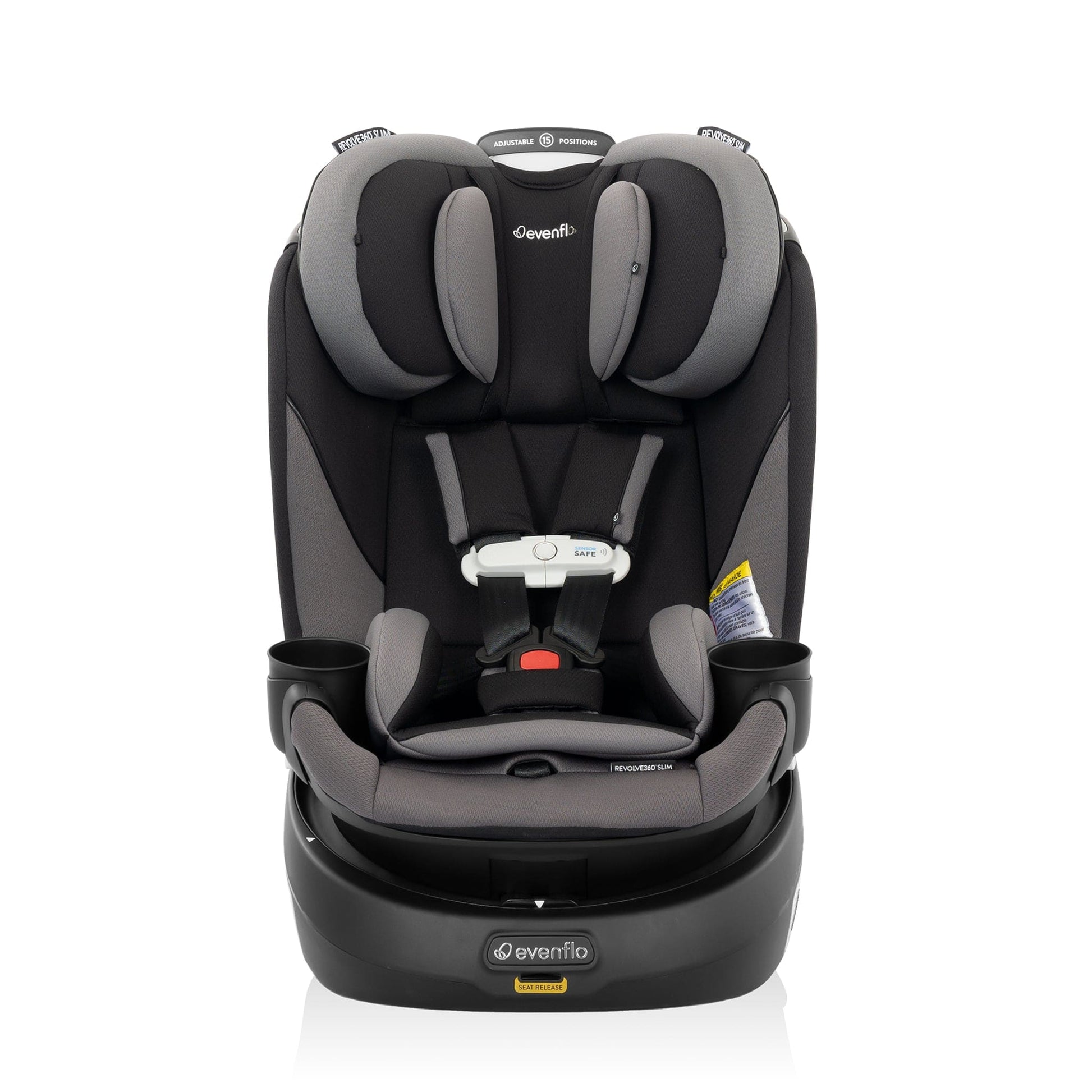 Evenflo GOLD Revolve360 Slim 2-in-1 Rotational Convertible Car Seat with SensorSafe
