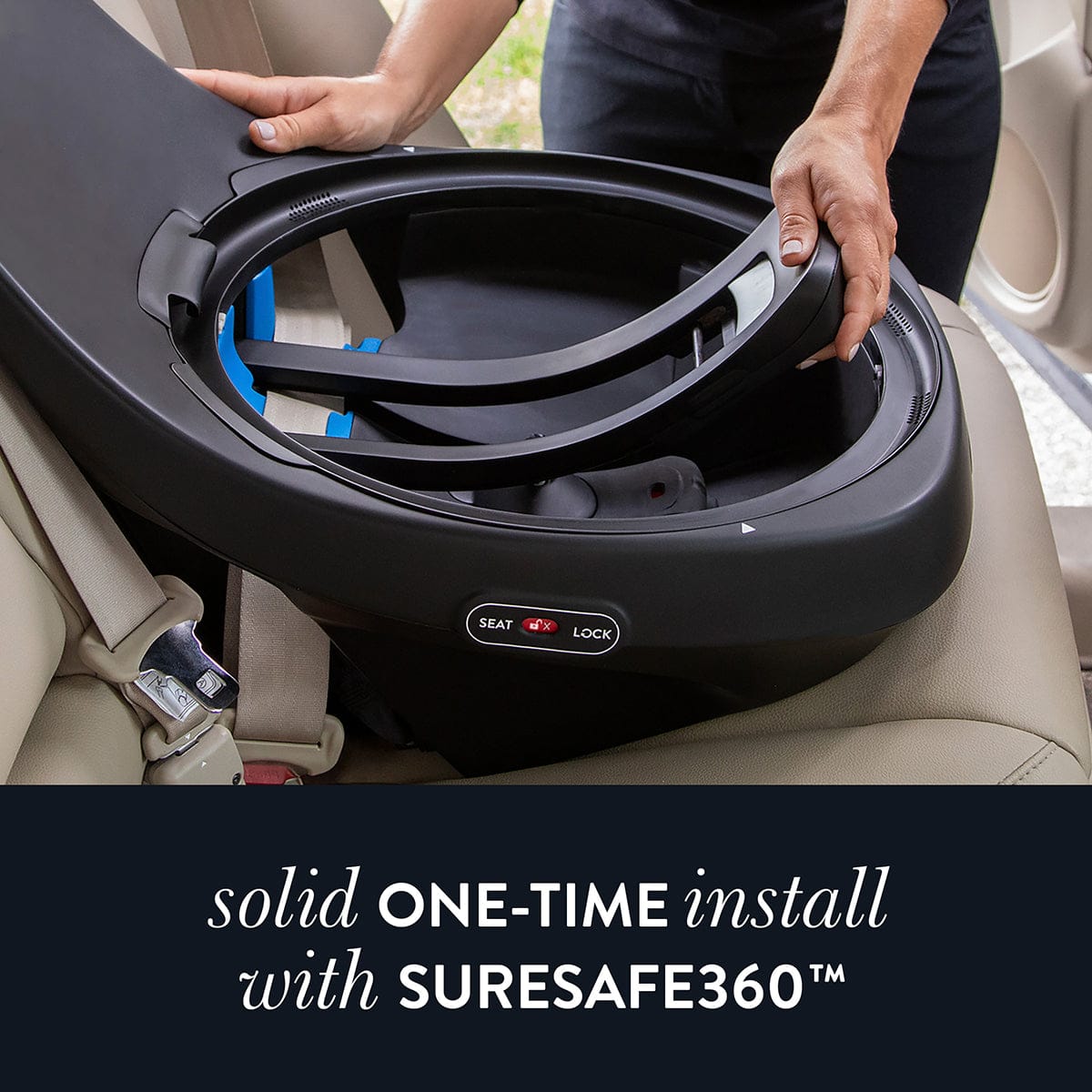 Evenflo GOLD SensorSafe Revolve 360 Slim 2-in-1 Rotational Convertible Car Seat - Amethyst - 36812451